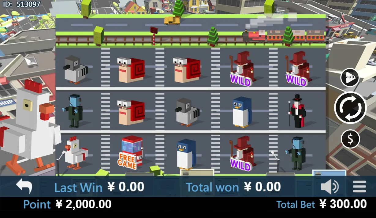 Crossy Road Chicken demo